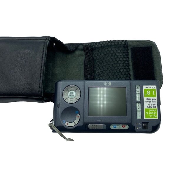 HP Photosmart Digital Camera 4.1 MP 18x Zoom M407 With Black Carrying Case - Picture 3 of 6